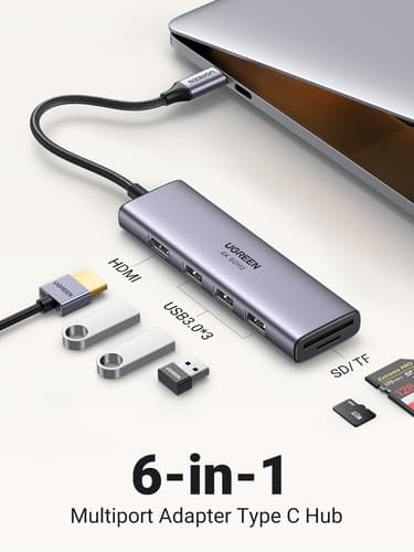 REVODOK 6-IN-1 4K 60HZ HDMI DOCK