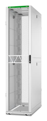 APC NetShelter SX Gen 2 - Rack cabinet - 2436H x 600W x 1200D mm, with sides - floor-standing - white - 52U - 19" - TAA Compliant