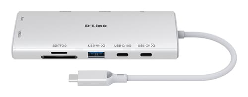 D-Link DUP-A01 - Docking station - USB-C - 2 x HDMI - 1GbE