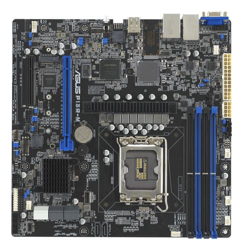 ASUS P13R-M - Motherboard - micro ATX - LGA1700 Socket - C262 Chipset - USB 3.2 Gen 1, USB 3.2 Gen 2 - Gigabit LAN - onboard graphics (CPU required)