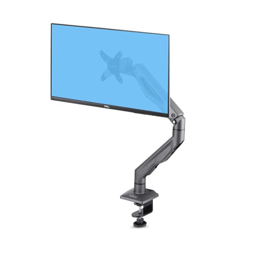 StarTech.com Desk Mount Monitor Arm, Up To 32" Display, C-Clamp, TAA - Mounting kit (articulating arm, C-clamp) - for Monitor - plastic, steel - black - screen size: 17"-27" - desk-mountable - TAA Compliant