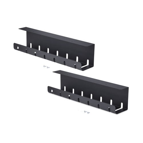 Under Desk Cable Management Tray Black — image 1