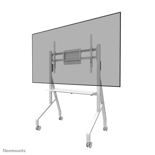 Neomounts Move Go FL50-525WH1 - Cart - for flat panel - lockable - steel - white - screen size: 55"-86"