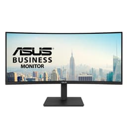ASUS VA34VCPSR - LED monitor - curved - 34" - 3440 x 1440 @ 100 Hz - VA - 300 cd/m� - 3000:1 - HDR10 - 4 ms - HDMI, DisplayPort, USB-C - speakers - black