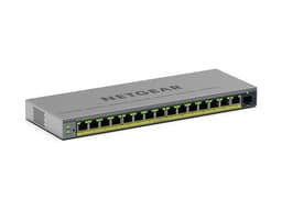 NETGEAR Easy Smart GS116EPP - Switch - L3 - smart - 1 x 10/100/1000 + 15 x 10/100/1000 (PoE+) - desktop, wall-mountable - PoE+ (231 W)
