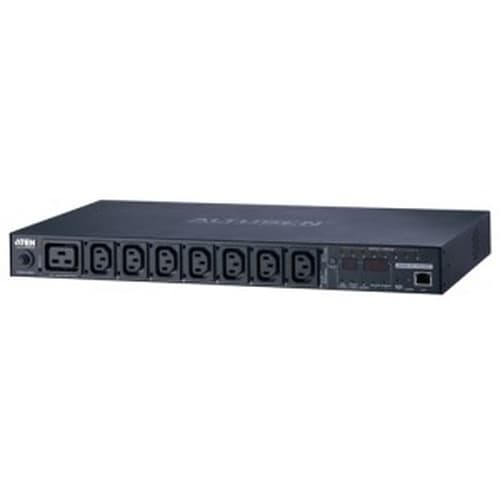ATEN PE8208G eco PDU - Power distribution unit (rack-mountable) - AC 100-240 V - 3840 Watt - Ethernet 10/100 - input: IEC 60320 C20 - output connectors: 8 - 1U