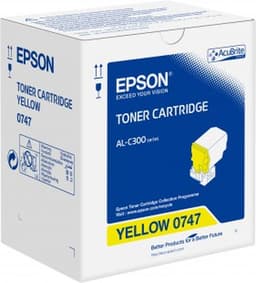 Epson Toner, AcuBrite, Toner yellow, 1 x Yellow, Standard, S050747, 8,800 Pages