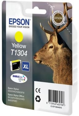 Epson T1304 - Print cartridge ( replaces Epson T1304 ) - 1 x yellow