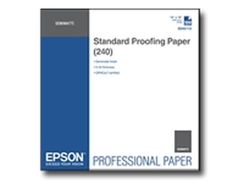 Epson Proofing Paper Standard - Semi-matte - 9 mil - 330 x 482 mm - 240 g/m� - 100 sheet(s) proofing paper - for SureColor SC-P10000, P20000, P6000, P7000, P7500, P8000, P9000, P9500, T3200, T5200, T7200