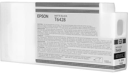 Epson Ink Cartridges, Ultrachrome K3 Vivid Magenta, T6428, Singlepack, 1 x 150.0 ml Matte Black