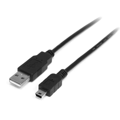 StarTech.com 2m Mini USB 2.0 Cable A to Mini B M/M - USB cable - USB (M) to mini-USB Type B (M) - USB 2.0 - 2 m - black