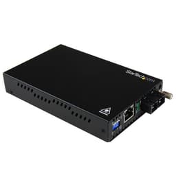 StarTech.com Multimode (MM) SC Fiber Media Converter for 1Gbe Network - 550m Range - Gigabit Ethernet -Remote Monitoring - 850nm (ET91000SC2) - Fibre media converter - 1GbE - 1000Base-LX, 1000Base-SX, 1000Base-T - RJ-45 / SC multi-mode - up to 550 m - 850 nm - for P/N: ETCHS2U, SVA12M2NEUA, SVA12M5NA
