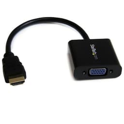 StarTech.com 1080p 60Hz HDMI to VGA High Speed Display Adapter - Active HDMI to VGA (Male to Female) Video Converter for Laptop/PC/Monitor (HD2VGAE2) - High Speed - adapter - HDMI male to HD-15 (VGA) female - 24.5 cm - black - 1080p support, active - for P/N: DK30C2DPEPUE, DK30C2DPPDUE, DK31C3HDPD, DK31C3HDPDUE, SV211HDUC, SV221HUC4K