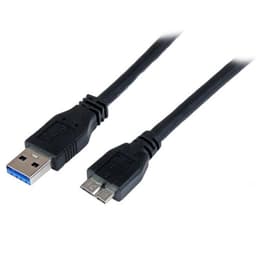 StarTech.com 1m 3 ft Certified SuperSpeed USB 3.0 A to Micro B Cable Cord - USB 3 Micro B Cable - 1x USB A (M), 1x USB Micro B (M) - Black (USB3CAUB1M) - USB cable - Micro-USB Type B (M) to USB Type A (M) - USB 3.0 - 1 m - black - for P/N: DKT30CVAGPD, HB30A4AIB, HB30AM4AB, HB31C2A2CME, HB31C3A1CME, ST7C51224, ST7C51224EU
