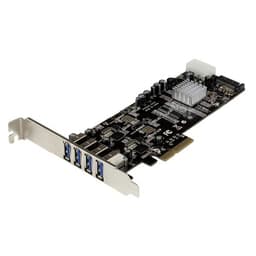 StarTech.com 4-Port USB 3.0 PCI Express Card Adapter - PCIe SuperSpeed USB 3.0 Expansion Card w/ 2 Dedicated 5Gbps Channels (PEXUSB3S42V) - USB adapter - PCIe x4 - USB 3.0 x 4 - for P/N: BNDTB10GI, BNDTB210GSFP, BNDTB310GNDP, BNDTB410GSFP, BNDTB4M2E1, BNDTBUSB3142