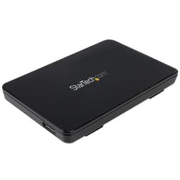 StarTech.com USB 3.1 (10Gbps) Tool-free Enclosure for 2.5" SATA Drives - Ultra-fast, Portable Data Storage - Lightweight Plastic (S251BPU313) - Storage enclosure - 2.5" - SATA 6Gb/s - USB 3.1 (Gen 2) - black - for P/N: BNDTBUSB3142, PEXUS313AC2V, PEXUSB311A1E, PEXUSB311AC2, PEXUSB312A2, PEXUSB314A2V2