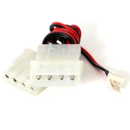 StarTech.com 12in Fan Adapter - TX3 to 2x LP4 Power Y Splitter Cable (CPUFANADAPT) - Power splitter - 4 PIN internal power (M) to 4 PIN internal power, 3 PIN internal power - 15.2 cm - for P/N: FAN370PRO, FAN7X10TX3, FANBOX2, FANDURONTB, FANP1003LD, FANP2SECC