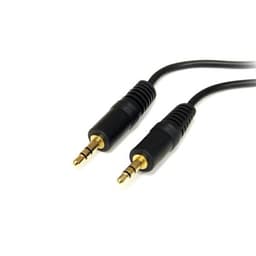 StarTech.com 6 ft. (1.8 m) 3.5mm Audio Cable - 3.5mm Audio Cable - Gold Plated Connectors - Male/Male - Aux Cable (MU6MM) - Audio cable - mini-phone stereo 3.5 mm male to mini-phone stereo 3.5 mm male - 1.8 m - for P/N: ICUSBAUDIO7, SV231QDVIUA, SV231TDVIUA, SV431DL2DU3A, SV431TDVIUA, SV431USBAEGB