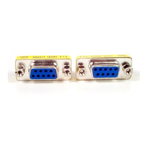 StarTech.com Slimline DB9 Serial Gender Changer - F/F - Serial gender changer - DB-9 (F) to DB-9 (F) - GC9SF - Serial gender converter - DB-9 (F) to DB-9 (F) - for P/N: ICUSB2324852, ICUSB422, NETRS232, NETRS2321P, NETRS2321POE, NETRS2322P, NETRS232485W — image 1