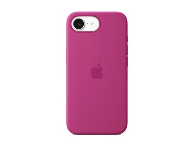 Apple - Back cover for mobile phone - silicone - Fuchsia - for iPhone 16e