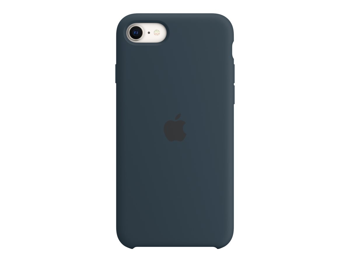 Apple - Back cover for mobile phone - silicone - abyss blue - for iPhone 7, 8, SE (2nd generation), SE (3rd generation)