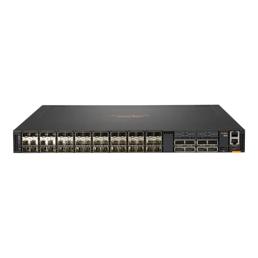 HPE Aruba 8325-48Y8C - Switch - L3 - Managed - 48 x 1/10/25 Gigabit SFP / SFP+ / SFP28 + 8 x 40/100 Gigabit QSFP+ / QSFP28 - front to back airflow - rack-mountable - TAA Compliant