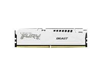 Kingston FURY Beast - DDR5 - kit - 32 GB: 2 x 16 GB - DIMM 288-pin - 5200 MT/s / PC5-41600 - CL36 - 1.25 V - unbuffered - on-die ECC - white