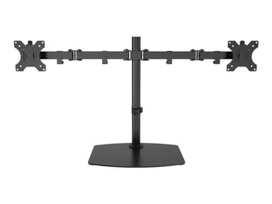 VISION Freestanding Dual Monitor Desk Stand - LIFETIME WARRANTY