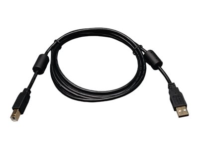 Eaton Tripp Lite Series USB 2.0 A to B Cable with Ferrite Chokes (M/M), 3 ft. (0.91 m)