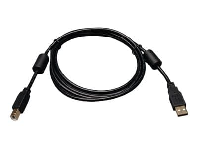 Eaton Tripp Lite Series USB 2.0 A to B Cable with Ferrite Chokes (M/M), 3 ft. (0.91 m)
