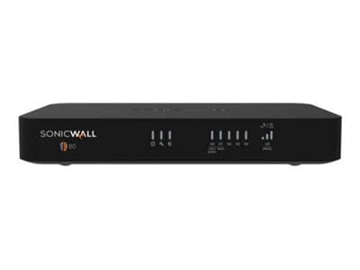 SonicWall TZ80 - TotalSecure Advanced Edition - security appliance - with 1 year Advanced Protection Service Suite - 5 ports - 1GbE - desktop
