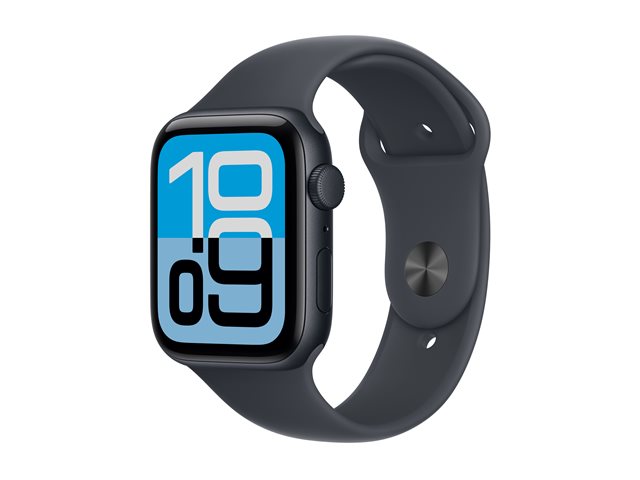 Apple Watch SE 3 (GPS) - midnight aluminium - smart watch with sport band - midnight - 64 GB
