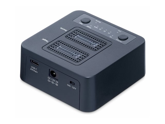 StarTech.com 1:1 Standalone M.2 NVMe Drive Duplicator and Dock - solid state / hard drive duplicator - TAA Compliant
