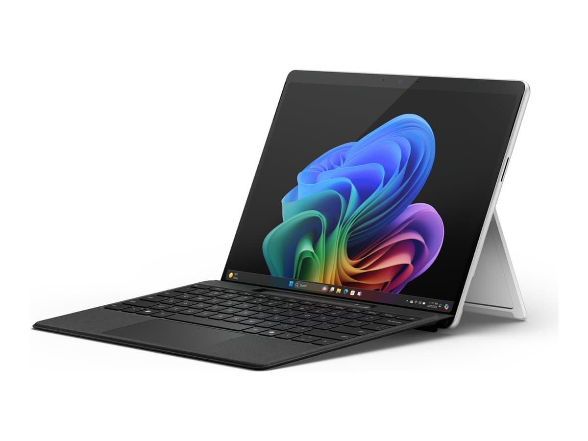 Microsoft Surface Pro 11 for Business - tablet - Snapdragon X Elite - X1E-80-100 / up to 4 GHz - Win 11 Pro - Qualcomm Adreno - 16 GB RAM - 512 GB SSD - 13" OLED touchscreen 2880 x 1920 @ 120 Hz - NFC, Wi-Fi 7, Bluetooth - platinum