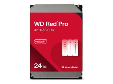 WD Red Pro WD240KFGX - hard drive - Enterprise - 24 TB - SATA 6Gb/s