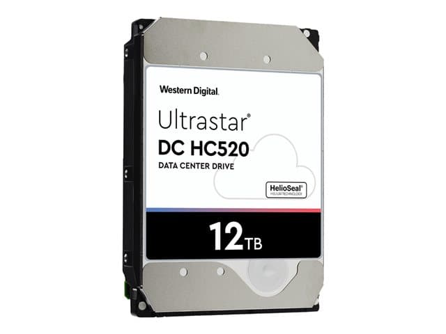 WD Ultrastar DC HC520 HUH721212ALE604 - hard drive - 12 TB - SATA 6Gb/s