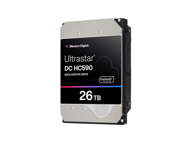 WD Ultrastar DC HC590 0F65672 - hard drive - Data Centre - 26 TB - SATA 6Gb/s