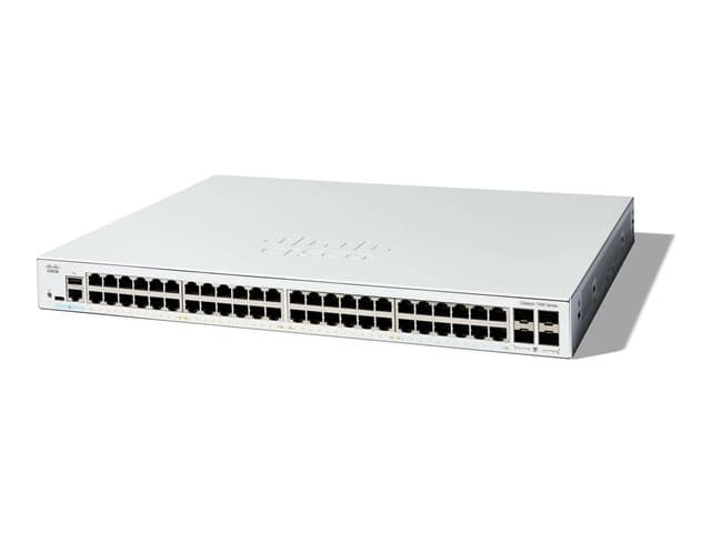 Cisco Catalyst 1300-48T-4G - switch - 48 ports - Managed - rack-mountable