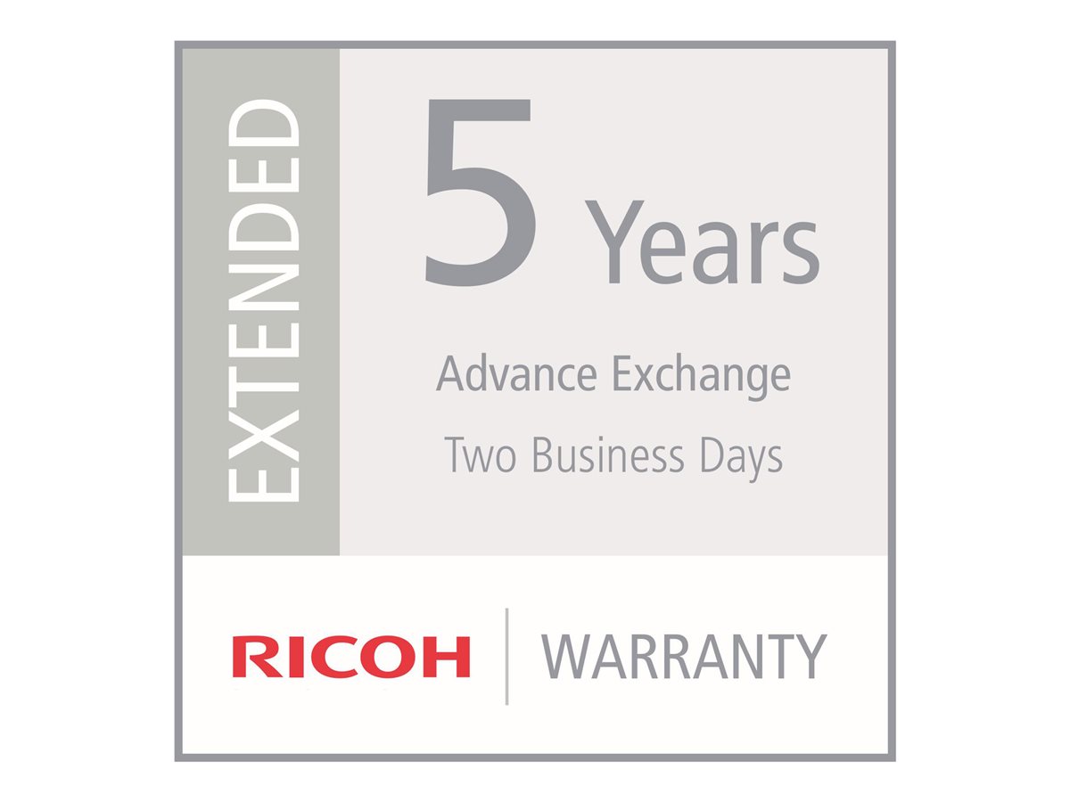 Ricoh Standard Warranty - extended service agreement (renewal) - 1 year - 4th/5th year — image 1