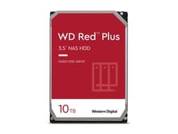 WD Red Plus WD100EFGX - Hard drive - 10 TB - internal - 3.5" - SATA 6Gb/s - 7200 rpm - buffer: 512 MB