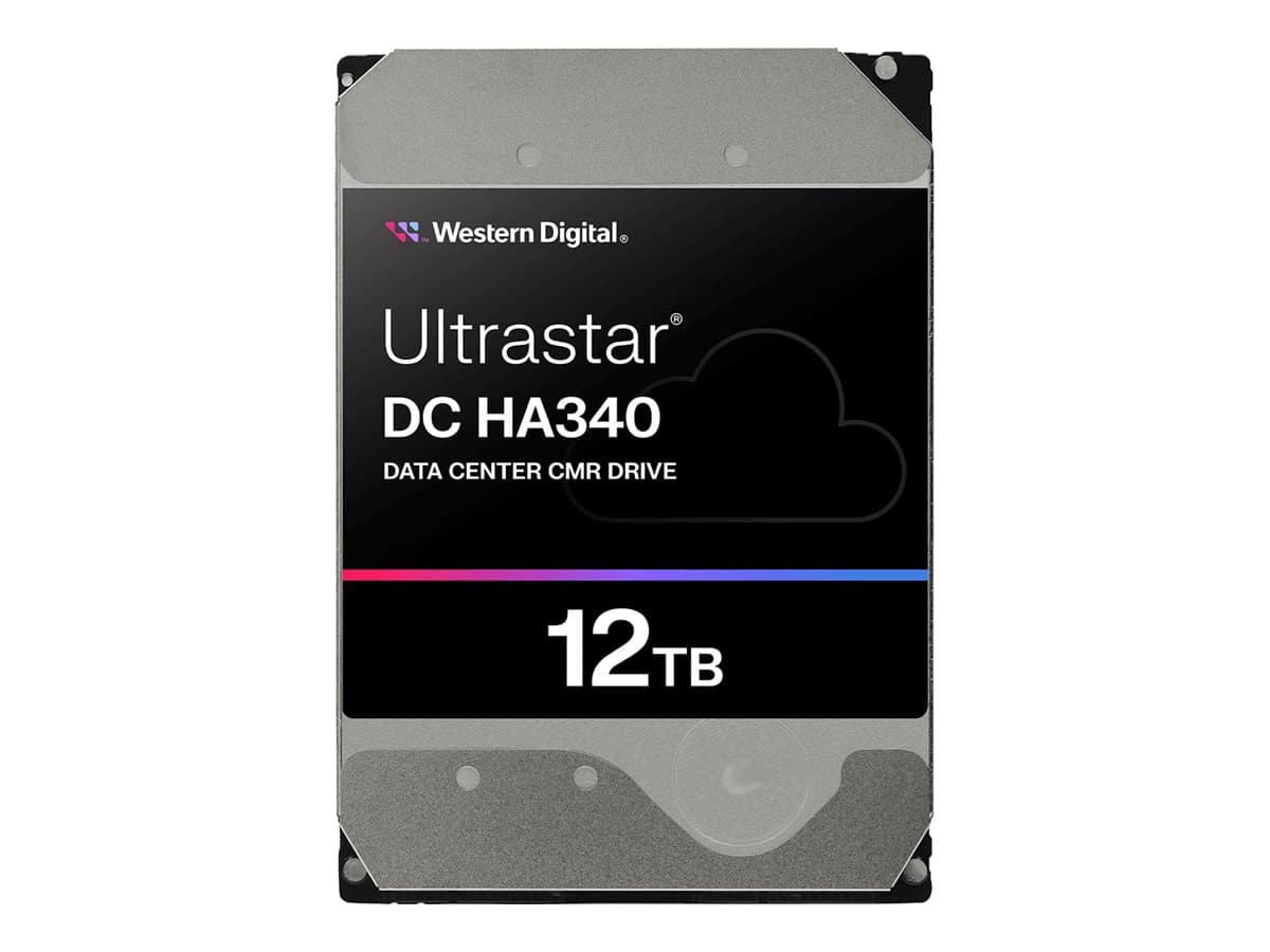 WD Ultrastar DC HA340 WUS721212BLE6L4 - hard drive - Data Centre - 12 TB - SATA 6Gb/s