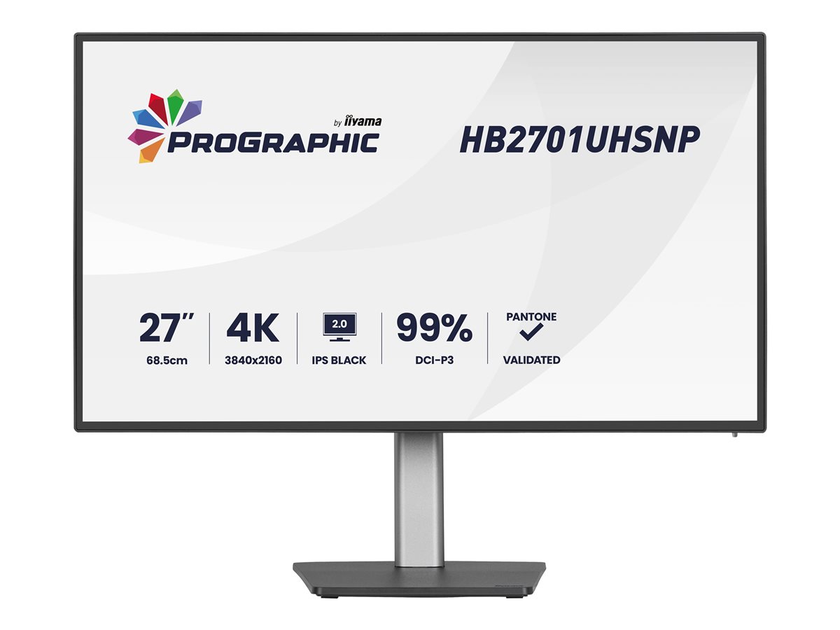 Iiyama ProGraphic HB2701UHSNP-B1 - LED monitor - 4K - 27" - HDR — image 1