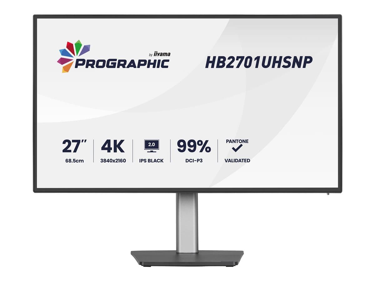 Iiyama ProGraphic HB2701UHSNP-B1 - LED monitor - 4K - 27" - HDR